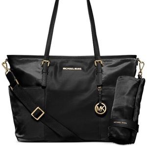 BRAND NEW Michael Kohrs Black Diaper Bag